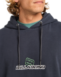 The Billabong Mens Core Lord Hoodie in Dark Navy