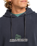The Billabong Mens Core Lord Hoodie in Dark Navy