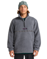 The Billabong Mens Adventure Division Boundary Tombstone Fleece Jacket in Pewter