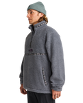 The Billabong Mens Adventure Division Boundary Tombstone Fleece Jacket in Pewter