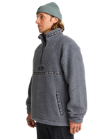 The Billabong Mens Adventure Division Boundary Tombstone Fleece Jacket in Pewter