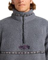 The Billabong Mens Adventure Division Boundary Tombstone Fleece Jacket in Pewter