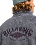 The Billabong Mens Adventure Division Boundary Tombstone Fleece Jacket in Pewter
