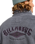 The Billabong Mens Adventure Division Boundary Tombstone Fleece Jacket in Pewter