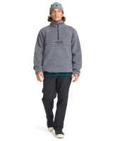 The Billabong Mens Adventure Division Boundary Tombstone Fleece Jacket in Pewter