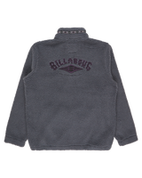 The Billabong Mens Adventure Division Boundary Tombstone Fleece Jacket in Pewter