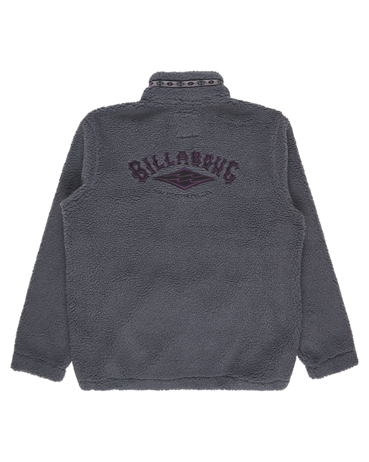 The Billabong Mens Adventure Division Boundary Tombstone Fleece Jacket in Pewter