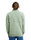 The Billabong Mens Burleigh Mock Neck 1/4 Zip Sweatshirt in Sea Spray