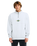 The Billabong Mens Burleigh Mock Neck 1/4 Zip Sweatshirt in Light Grey Heather