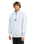 The Billabong Mens Burleigh Mock Neck 1/4 Zip Sweatshirt in Light Grey Heather
