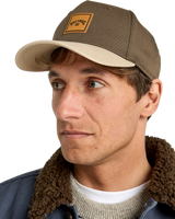 Stacked Snapback Cap in Dark Cedar