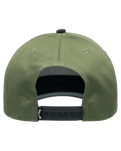 The Billabong Mens Stacked Snapback Cap in Military