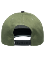 The Billabong Mens Stacked Snapback Cap in Military
