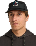 Adventure Division Strapback Cap in Black