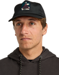 Adventure Division Strapback Cap in Black