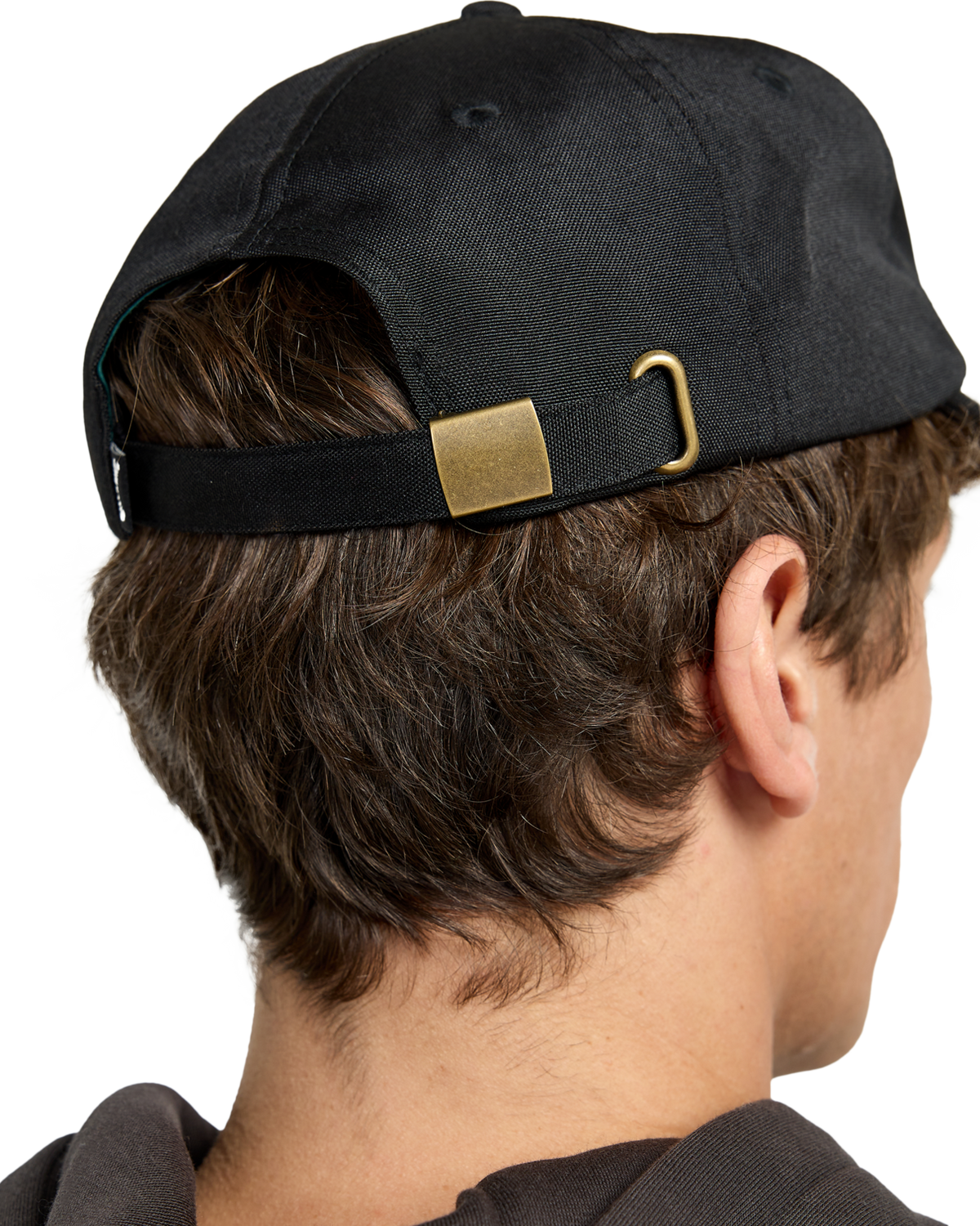 Adventure Division Strapback Cap in Black