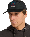 Adventure Division Strapback Cap in Black