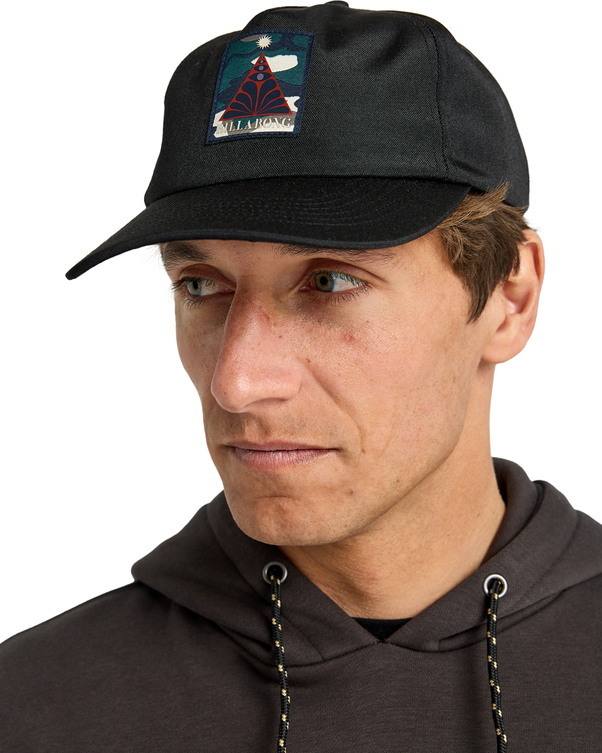 Adventure Division Strapback Cap in Black