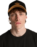 The Billabong Mens Diamond Snapback Cap in Black & Tan