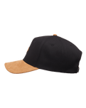 The Billabong Mens Diamond Snapback Cap in Black & Tan