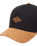 The Billabong Mens Diamond Snapback Cap in Black & Tan