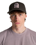 The Billabong Mens Patch Snapback Cap in Pewter