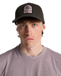 The Billabong Mens Patch Snapback Cap in Pewter