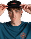 Burleigh Snapback Cap in Black