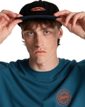 Burleigh Snapback Cap in Black