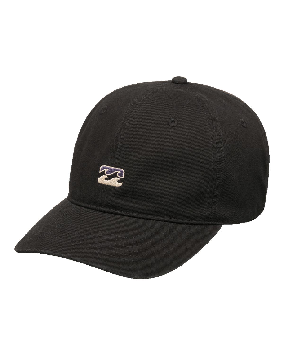 Icon Strapback Cap in Black