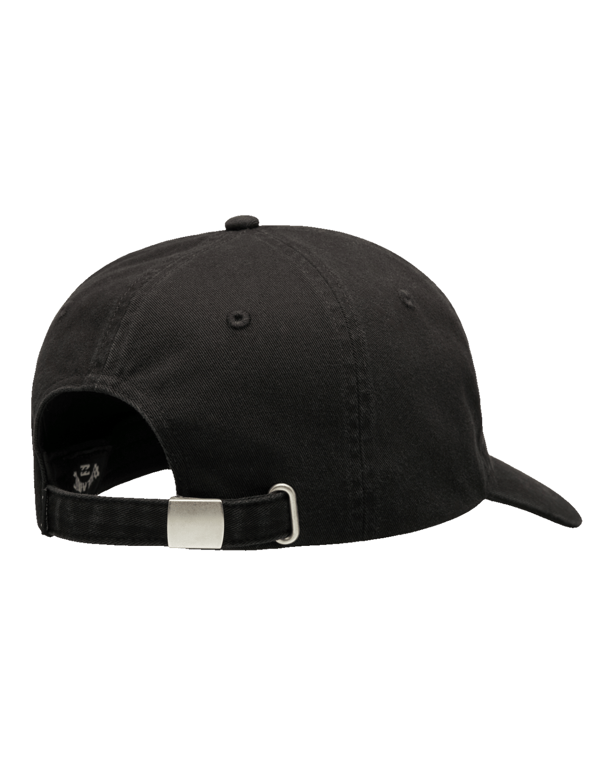 Icon Strapback Cap in Black