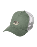 The Billabong Mens Icon Cord Trucker Cap in Sea Spray