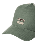 The Billabong Mens Icon Cord Trucker Cap in Sea Spray
