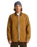 The Billabong Mens Jimmy Jacket in Tobacco
