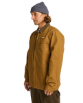 The Billabong Mens Jimmy Jacket in Tobacco