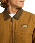 The Billabong Mens Jimmy Jacket in Tobacco