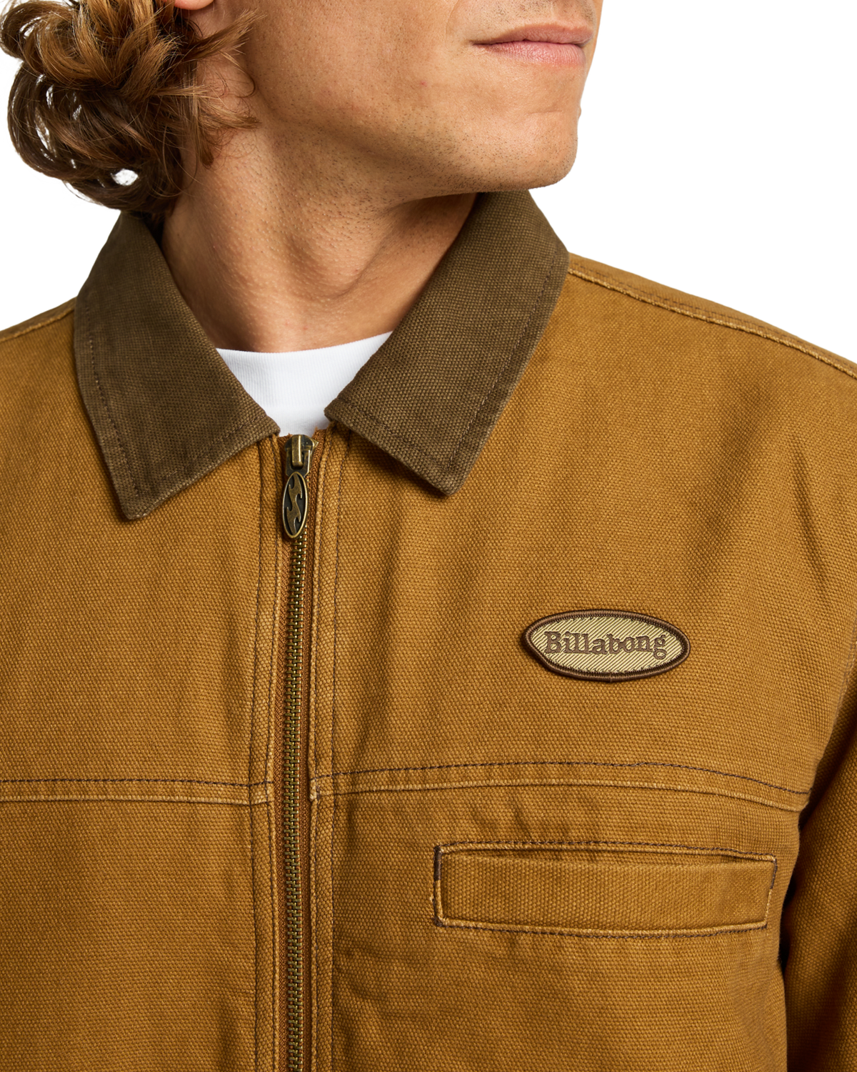 The Billabong Mens Jimmy Jacket in Tobacco