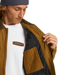 The Billabong Mens Jimmy Jacket in Tobacco