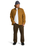 The Billabong Mens Jimmy Jacket in Tobacco