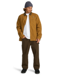 The Billabong Mens Jimmy Jacket in Tobacco