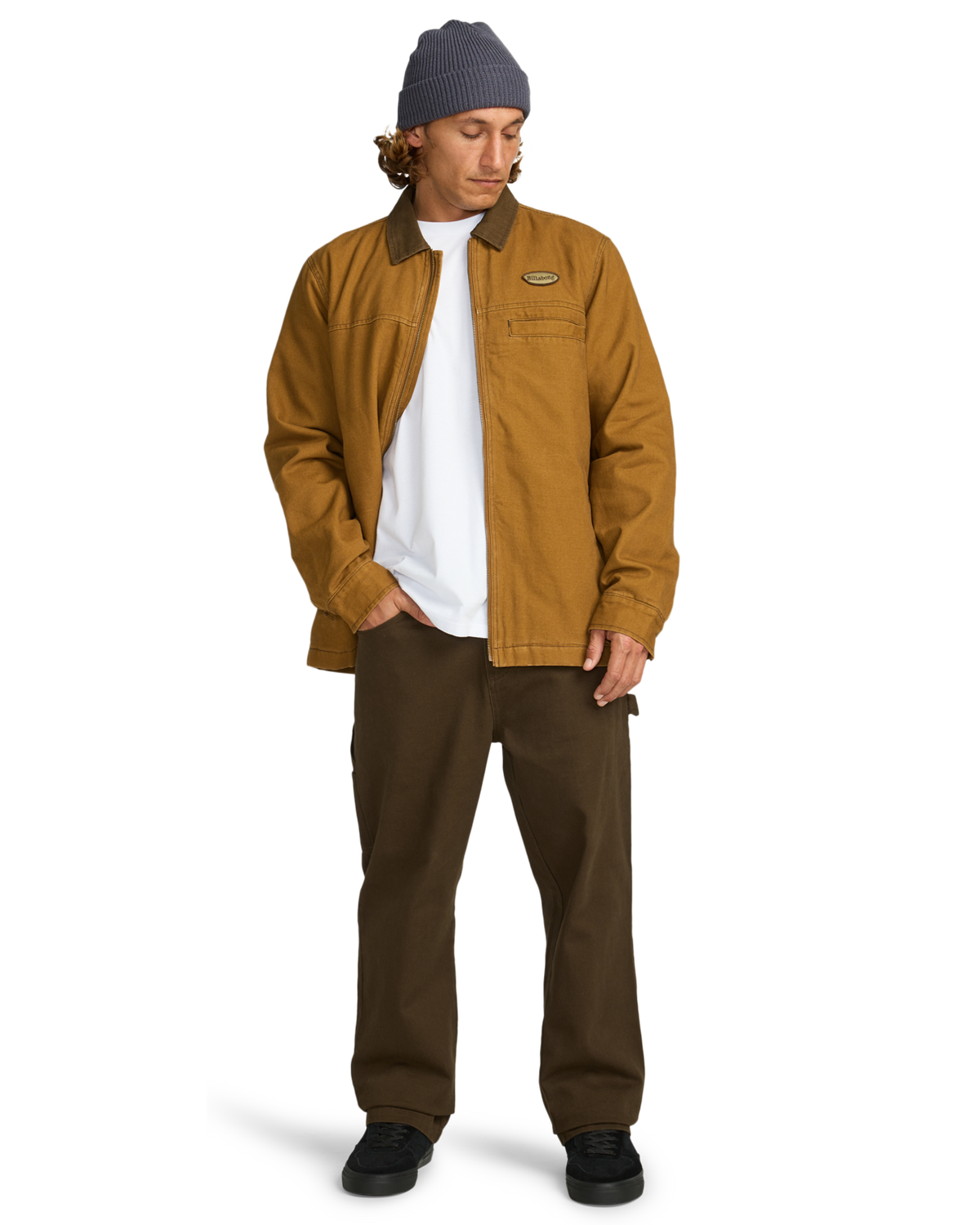 The Billabong Mens Jimmy Jacket in Tobacco