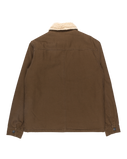 The Billabong Mens Chore Sherpa Jacket in Dark Cedar