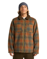 The Billabong Mens Hills Sherpa Jacket in Otter