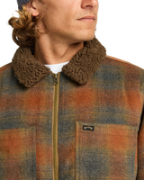 The Billabong Mens Hills Sherpa Jacket in Otter