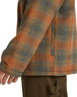 The Billabong Mens Hills Sherpa Jacket in Otter