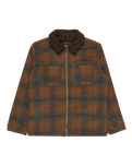 The Billabong Mens Hills Sherpa Jacket in Otter