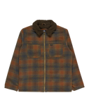 The Billabong Mens Hills Sherpa Jacket in Otter
