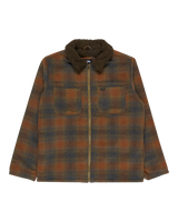 The Billabong Mens Hills Sherpa Jacket in Otter