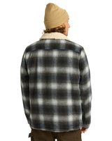 The Billabong Mens Hills Sherpa Jacket in Raven