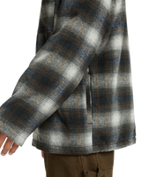 The Billabong Mens Hills Sherpa Jacket in Raven